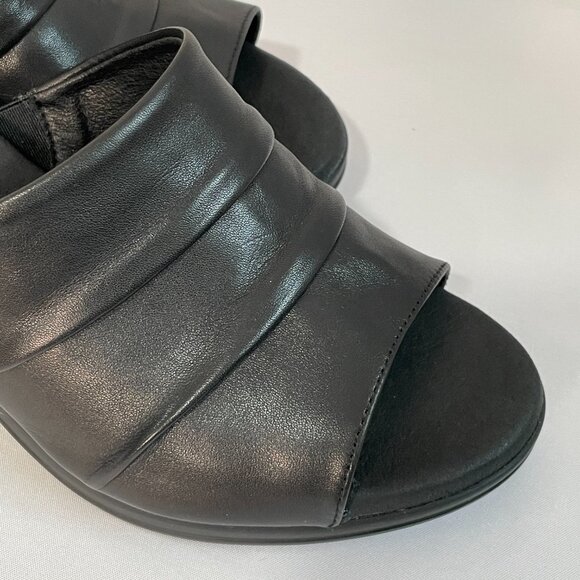 (NEW) RAGAZZA Made in Greece Open Slide Shoes, Black - 7.5/38 - Picture 3 of 10